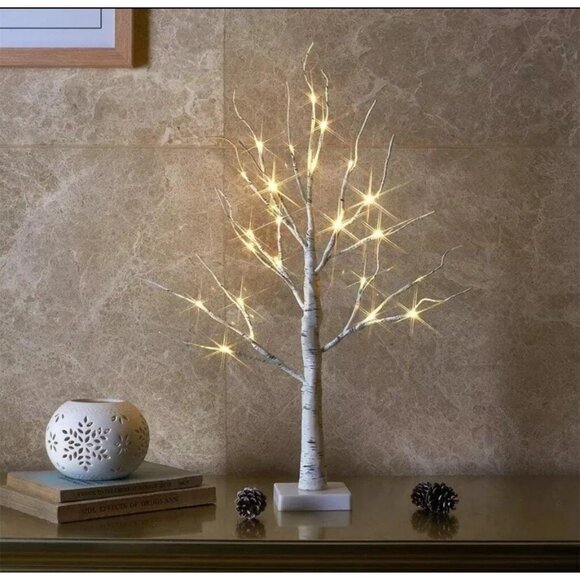 LED Birch Tree Light Tabletop Lamp Fairy Lights Home Decor 2ft.(mini) - Picture 1 of 4